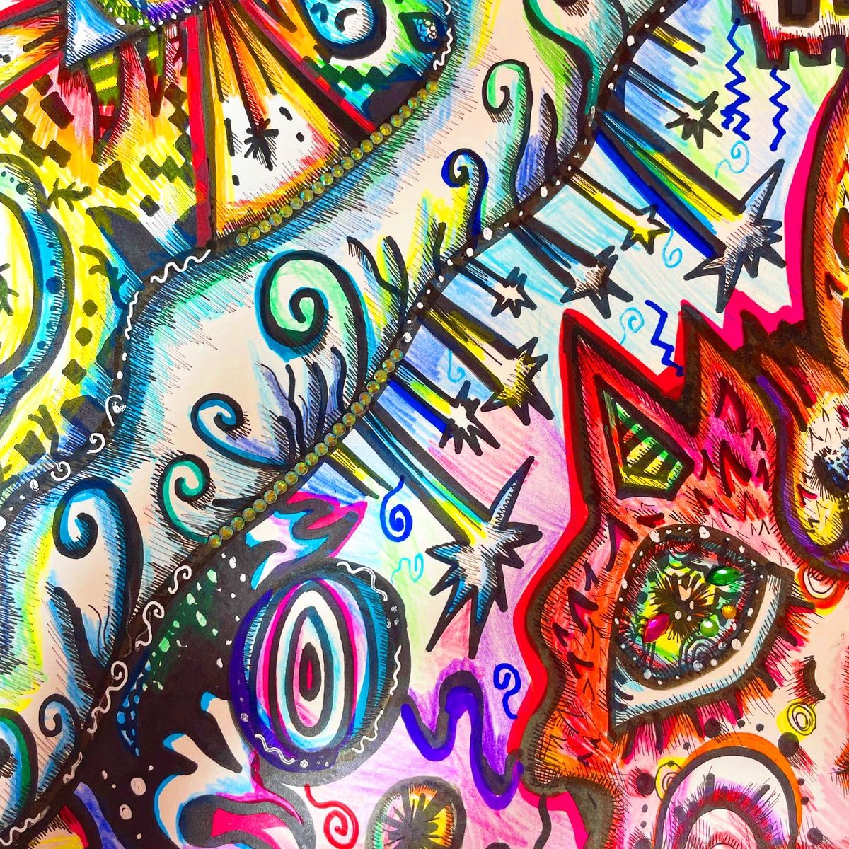 起死回生

#penart #art #ART2023 #drawingart #colorful #psychedelic #colorpencile #cat #artwork #pop #ペン画 #絵　
#美術 #作品 #カラフル #サイケデリック #アート #細密画 #色鉛筆画 #ペンイラスト