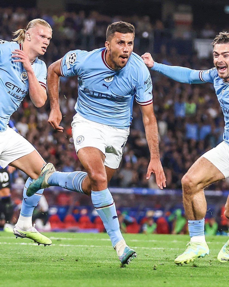 Rodri has no social media, no tattoos so he can donate blood easier, no fancy cars, lived in student accommodation while earning £120K a week, donates 1/4 of his wages to charity and bought a second hand Vauxhall Corsa from an old lady and has just scored in the Champions League