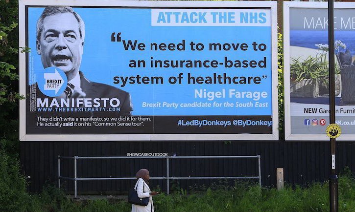 Nigel Farage: openly said we should privatise the NHS = 1.7 million followers NHS Million: just trying to support NHS staff and give them a voice = 800k followers Please follow and RT if you think it should be the other way around and help give NHS staff the louder voice.