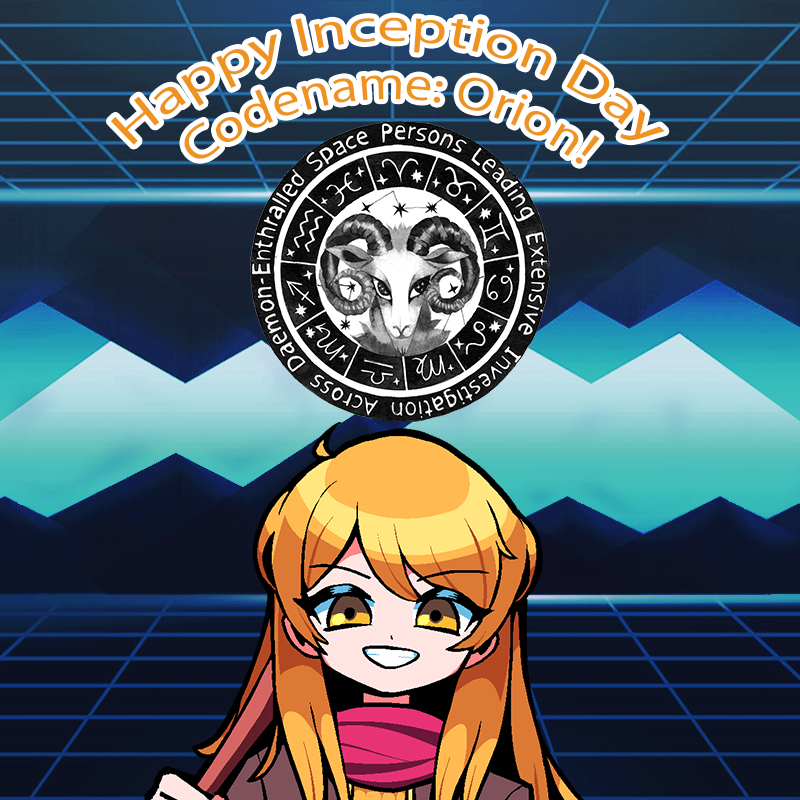 Codename_Orion's tweet photo. It's my #InceptionDay! Inception Day is like a second birthday for WRNs. It marks the day we first set foot into DES, and when we started our new life as warriors roaming the net. It's a little esoteric, but its a holiday nonetheless and I wanna share it with you! https://t.co/49Azc00rCw