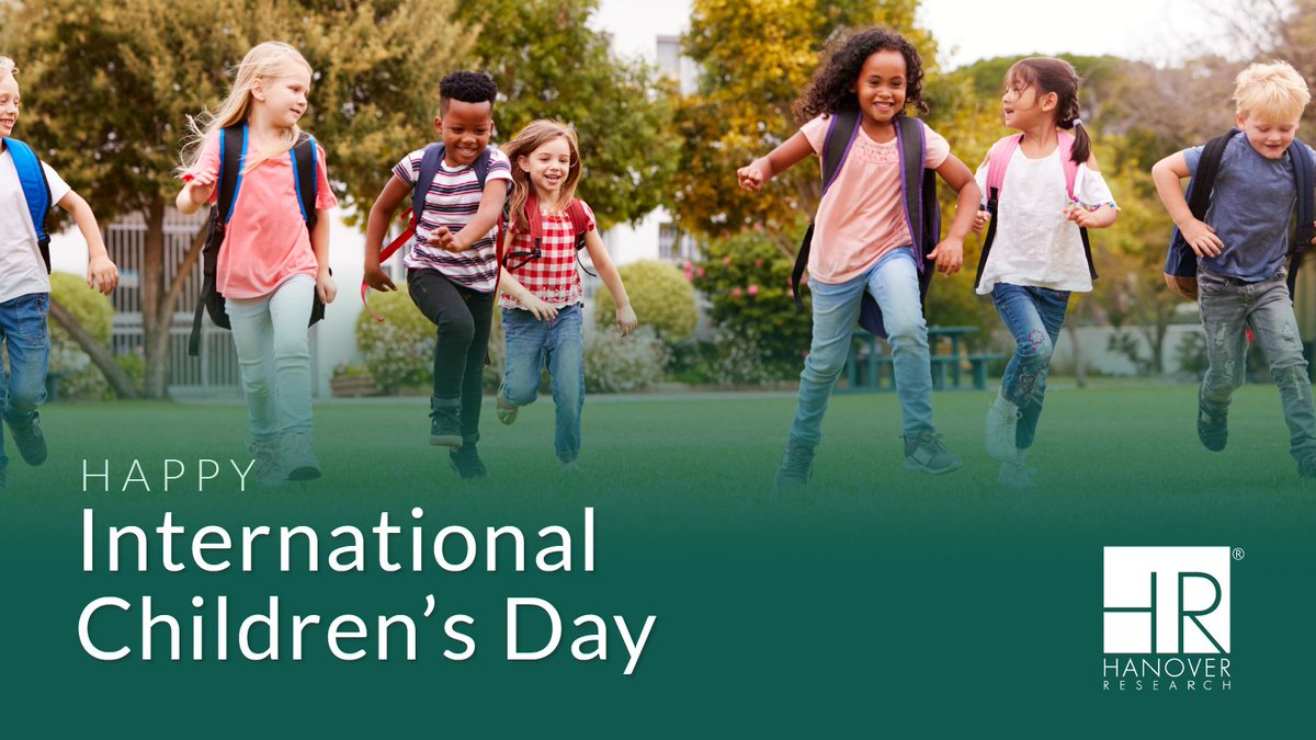 Happy #InternationalChildrensDay from Hanover Research!