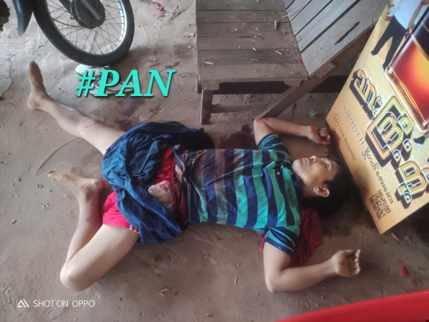 A travelling man was killed when KNU rebels +<a href="/NUGMyanmar/">National Unity Government Myanmar</a> puppets #PDF attacked Naungkyan Village, Hpa-An Township with heavy artilleries in Kayin State around 9 pm on June 10th. #WhatsHappeningInMyanmar #rejectNUG #rejectPDF