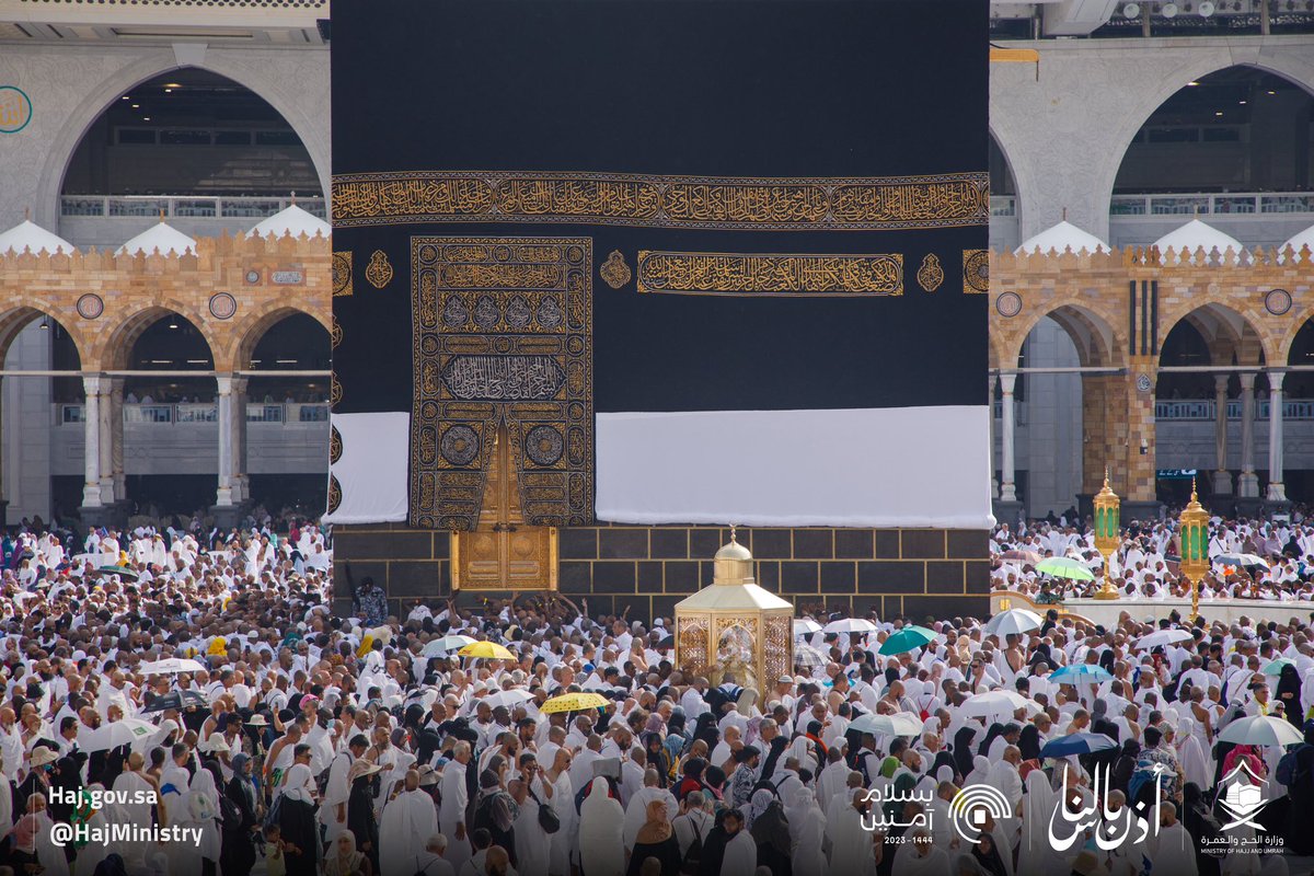 ﴾فَلْيَعْبُدُوا رَبَّ هَذَا الْبَيْتِ﴿
[سورة قريش: 3]

Let them adore the Lord Of this House
[Surah Quraish: 3]

#Proclaim_to_the_People
#Makkah_and_Madinah_Eagerly_Await_You