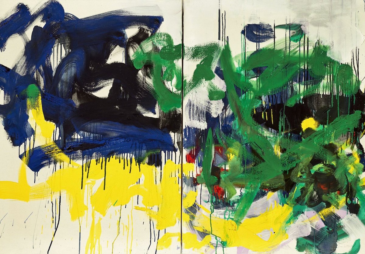 🎨🖌️Joan Mitchell
🖼️Hours
🎨1989
♦️
#painting #artwork #art #ArtistOnTwitter #ArtonTwitter #Artist #Painter #VisualArt #ArtPhotography #JoanMitchell #Abstract #abstractart #abstractpainting #abstractexpressionism #abstractartwork #abstractartist #photography