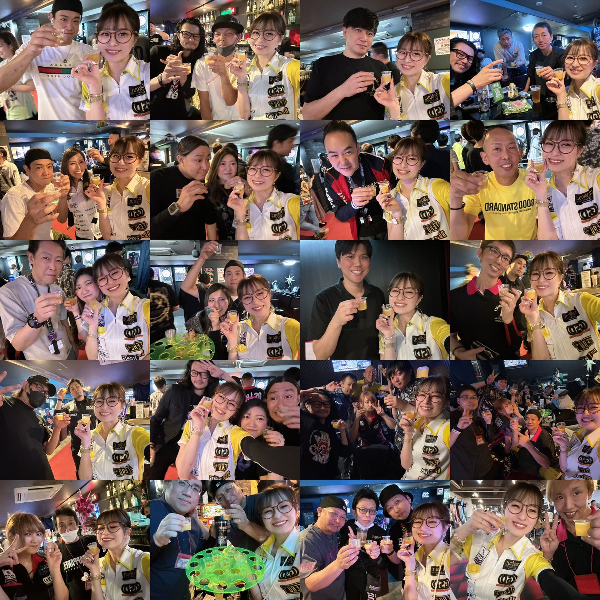 __na3zo__'s tweet image. こーーーーーんなにも沢山なみジェリ乾杯してもらえて幸せ者です🥹🙏🏻

多分…
今まででいちばんジェリーショット飲んだ😳

ごちそうさまでした😭💖💖

スポンサーして頂いてるジェリーショットのよっぴーさんと伊達メガネ被ったのでパシャリ📸ˊ˗ 

#Jellyshot
#OSAKAmonthly