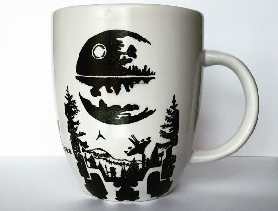 TheMugMerchant's tweet photo. Start your day with a dose of galactic power! ☕️📷 Sip from this Death Star mug and channel the force within you. Let the might of the Empire fuel your mornings and conquer any task that comes your way! Join the dark side of coffee lovers with this epic mug. #StarWars #DeathStar https://t.co/UBWCCzTLDx