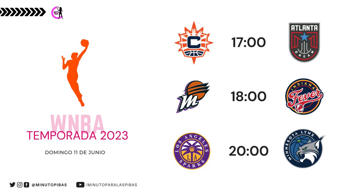 #WNBA | El calendario de la jornada 📅

16hs | ESPN 3 🖥️ <a href="/leomargo/">Leo Margo</a> y <a href="/Ludelabarba/">Luciana Delabarba</a>