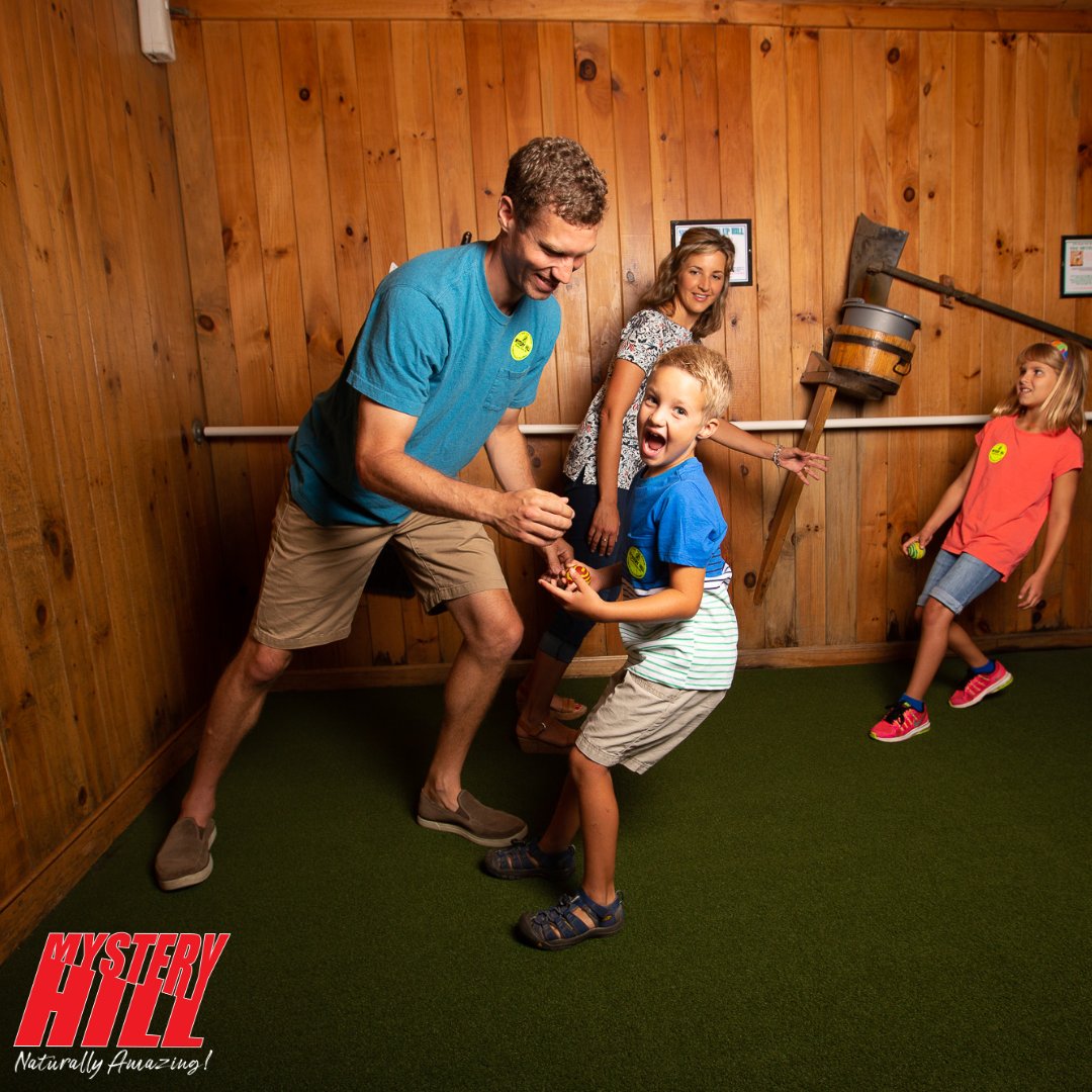 Father's Day is in just ONE week! Bring dad in for a full day of fun and save $$ on Pick 3 and Do It All tickets. 💸 🎟️ Purchase tickets online here: mysteryhill.net/43T3FEn #mysteryhill #visitnc #blowingrock #naturallyamazing