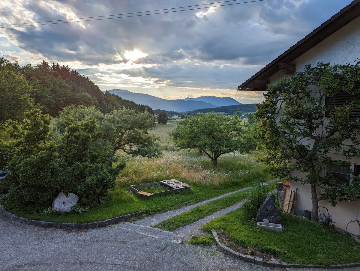 I'm traveling overseas to my family's farm. Gosh it is so gorgeous here I miss this always.
