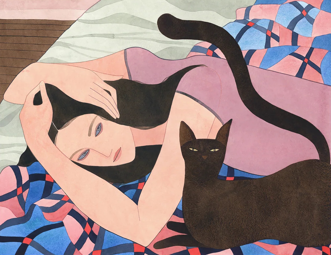 artsy's tweet photo. 🐈‍⬛ #KellyBeeman, Nap, 2022 https://t.co/s1ijsMBBAq https://t.co/aBtpKFFKNJ