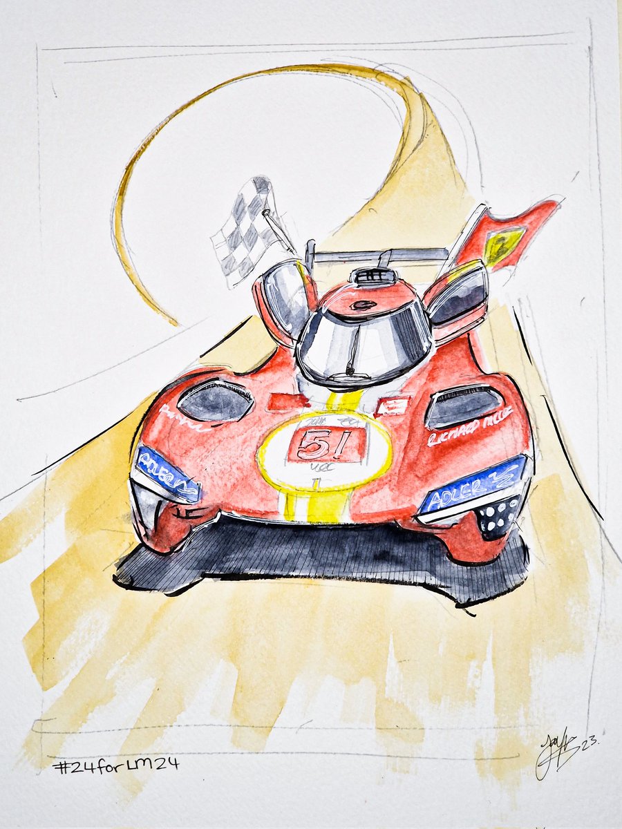 #24forLM24 - 24 Artworks in 24 Hours 

-  50 Years (24/24) SOLD

Original artworks are for sale. Visit my bio link for more info and livestream! 

#LeMansCentenary #LeMans #LeMans24 #LM24 #24HoursofLeMans 

jaysonfong.com/24forlm24