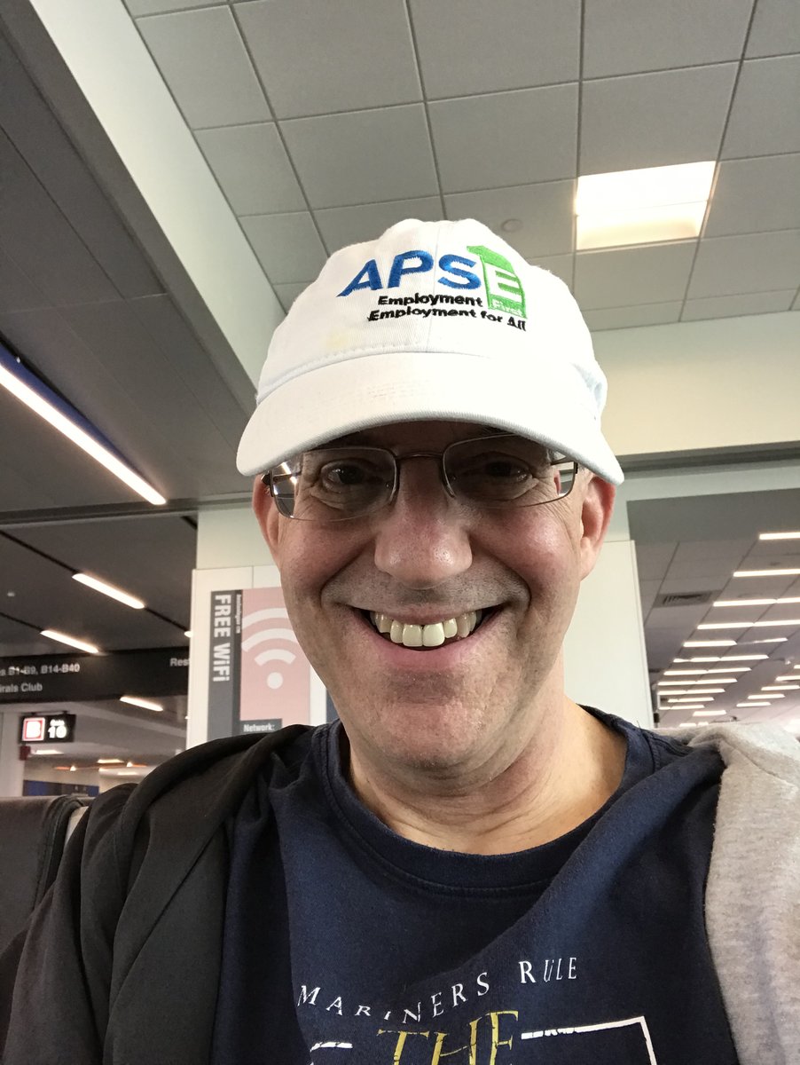 On my way to Columbus for my 28th @NationalAPSE conference - 21 in a row! Looking forward to connecting with old friends & making new ones, as we work together to ensure all people with disabilities are fully included in the workforce. #EmploymentFirst #APSE