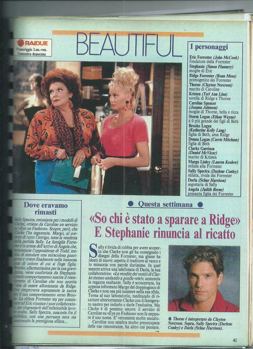 mikytognetti's tweet photo. #laurenkoslow from beautiful magazine 90 s  #danielmcvicar #ronnmoss #BoldandBeautiful #BoldandtheBeautiful https://t.co/1mfU0H338k