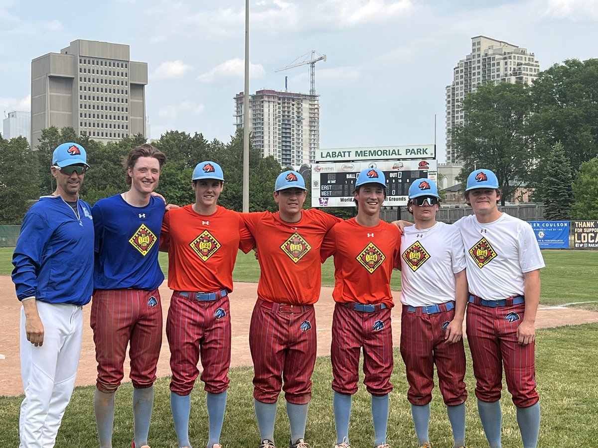 JrPonies's tweet image. A great time was had by all players representing the @JrPonies at the 2023 @ThePBLO All Star game. Many thanks to Mike Lumley and the entire London Badgers organization for hosting at the beautiful Labatt Park. The East came out on the winning side in both the 16U and 18U games