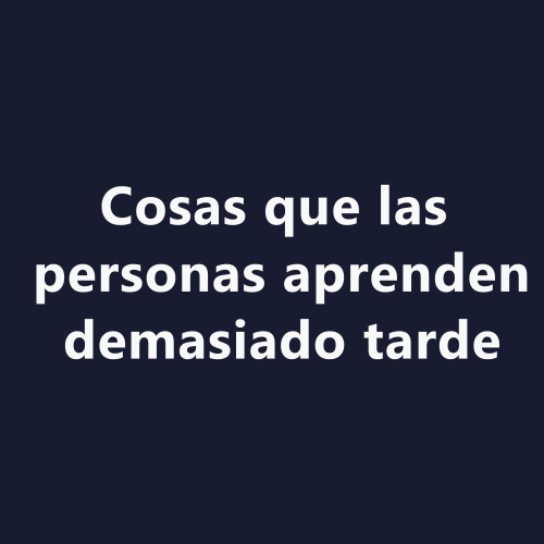 edufilos's tweet photo. Cosas que las personas aprenden demasiado tarde
🧵 Hilo 🧵 https://t.co/VpQkJjx9gv