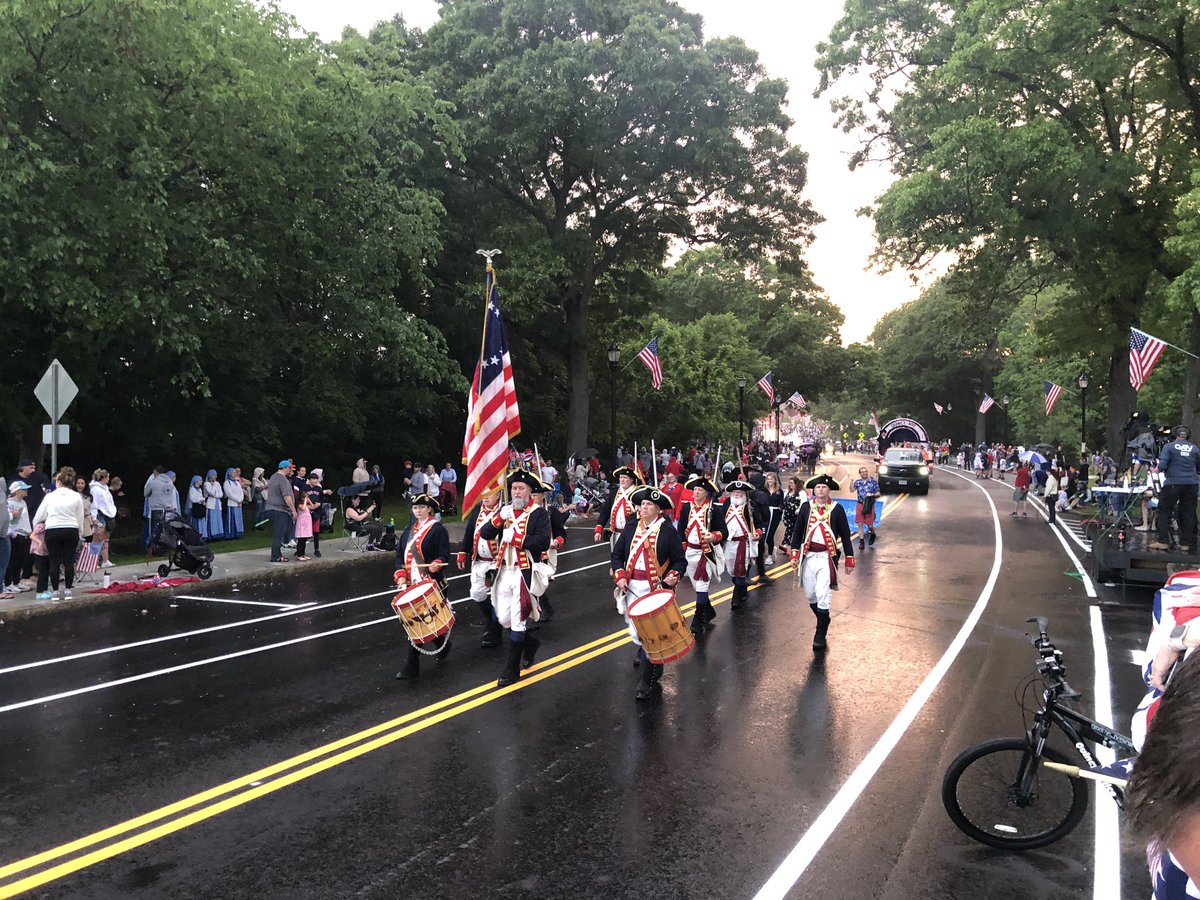 One of my favorite events in @CityofQuincy, the annual Flag Day Parade & Fireworks! Thank you to all of the organizers, participants, and residents for making it a great night, rain & shine! ☀️🌦️