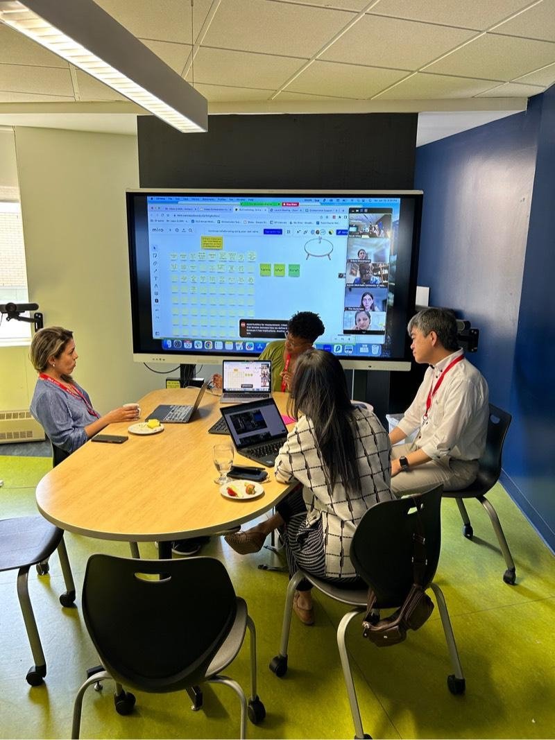 anneliesraes85's tweet image. During our @ISLS2023 workshop together with o.a. @daviniahl @IshariAma @yandim we immersed our participants in a hybrid collaborative activity to reflect on measuring and supporting teacher orchestration load, and experienced the load ourselves :) Report will follow #cscl #hybrid