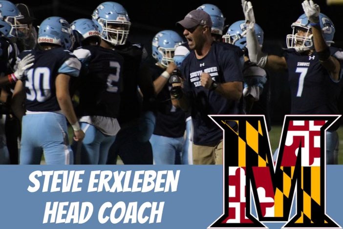 Our 2024 Team Maryland head coach is Steve Erxleben!  Coach Erxleben is the head coach at South River HS in Edgewater MD.  He has been the DC in this game multiple times and has been instrumental within the Big 33, BTC and MFCA organizations.