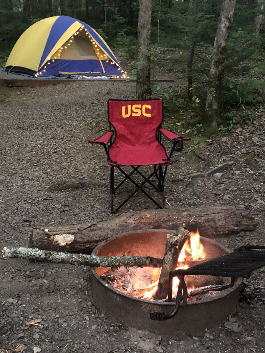 Great Smikes current situ… #Tentlife⛺️ #OverlookTrail #RetiredLife #TrojanFamily