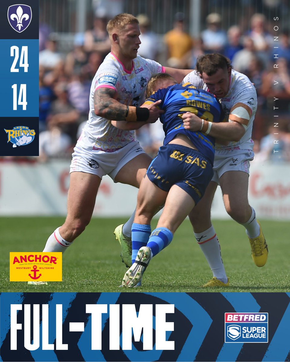 leedsrhinos's tweet image. The Rhinos lose at Wakefield
🤝 In partnership #Anchor 
#ButtertheFoodButtertheMood