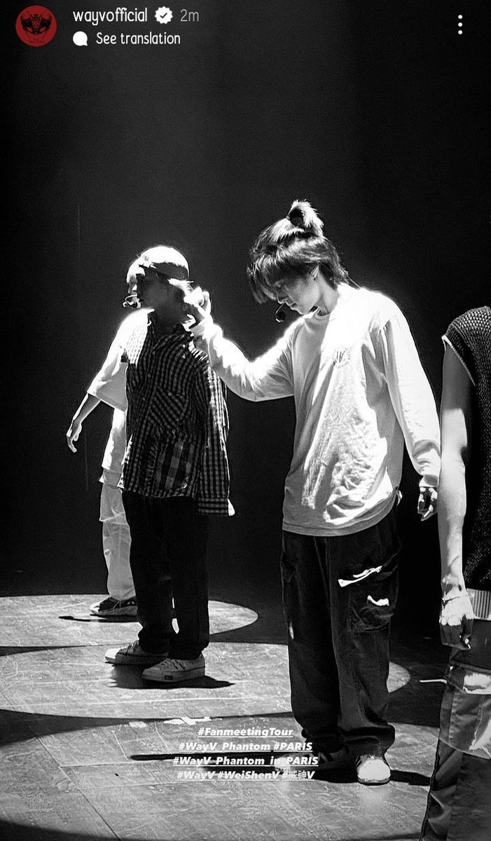 wayv finally in rehearsals and please hendery's ponytail 😭🤍

#WayV_Phantom_in_PARIS
#WayV_Phantom_in_EUROPE