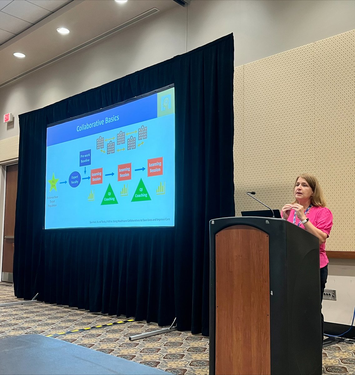 Dr. Brenda Pun, Keynote speaker in the Quality Improvement preconference track teaching us about collaboration. <a href="/brenda_pun/">brenda pun</a> #ADS23PVD