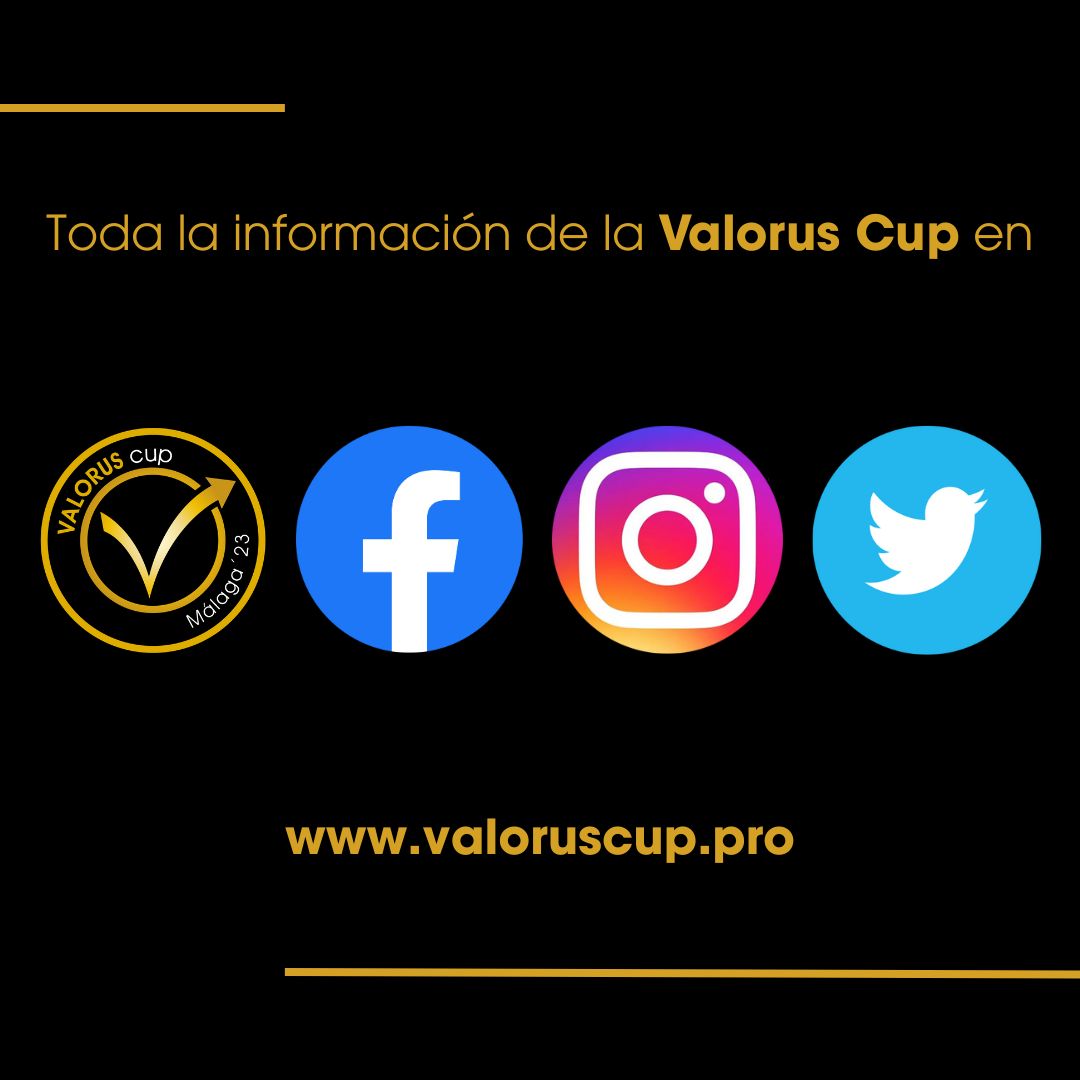 🔗 Toda la información de la 𝐕𝐚𝐥𝐨𝐫𝐮𝐬 𝐂𝐮𝐩 en Facebook, Instagram, Twitter y valoruscup.pro