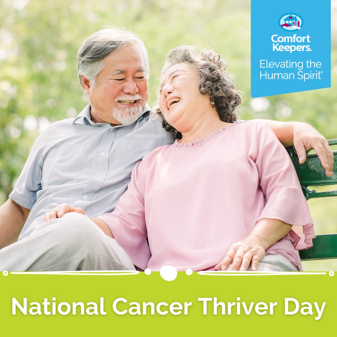 Do you know someone beating cancer? Celebrate them today on National Cancer Thriver Day! Tell them how much they inspire you.