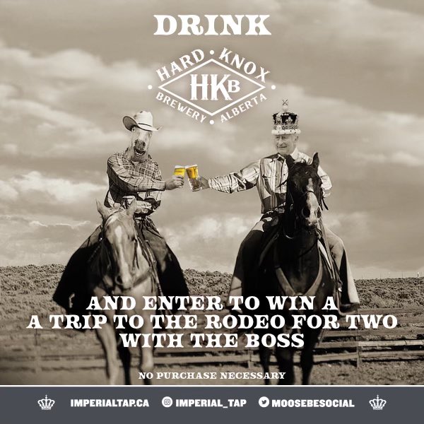 Enter to Win a Trip to the #CalgaryStampede #Rodeo with @HardKnoxBrewery and @TheImperialTap #PubLife