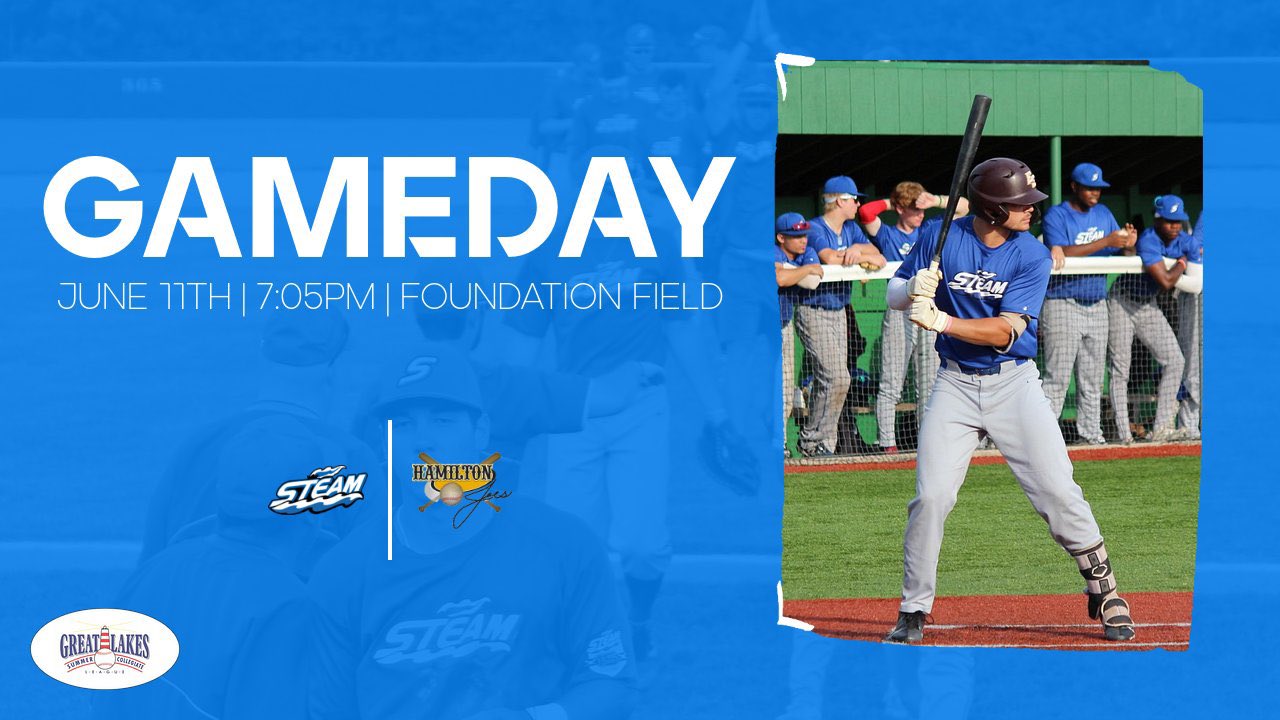 Cincinnati Steam Baseball on Twitter "GAMEDAY! 🆚 HamiltonJoes ⏰ 7