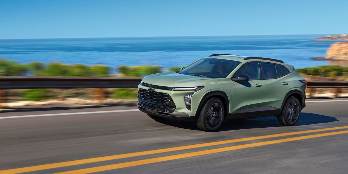 "If the auto community awarded a Most Improved Award, the 2024 Chevrolet Trax would be a top contender…11 inches longer than the old model, roughly 2 inches wider, has a thoroughly modern interior with the latest tech, &amp; wears dandy new styling." -Wheels.ca #Chevrolet #ChevyTrax