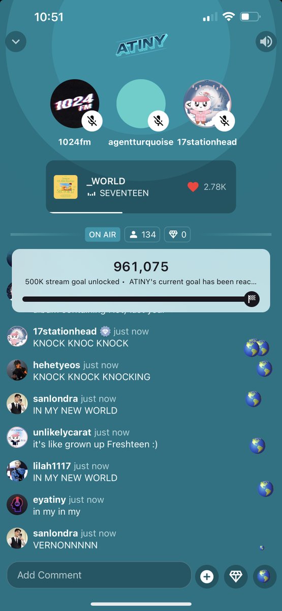atz1024fm's tweet photo. We're now partying on our Station and the ATINY Channel!! Let's show the Carats how much we appreciate their friendship and practice streaming for #ATEEZ_BOUNCY !!
🔗: https://t.co/wynPGCfXEc
SUPER COLLABORATION IN WONDERLAND
#SEVENTEEZ https://t.co/OG9QJN9Nco
