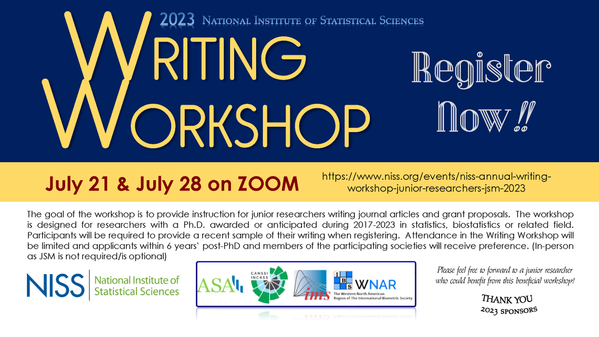 nationalpostdoc on Twitter "The National Institute of Statistical