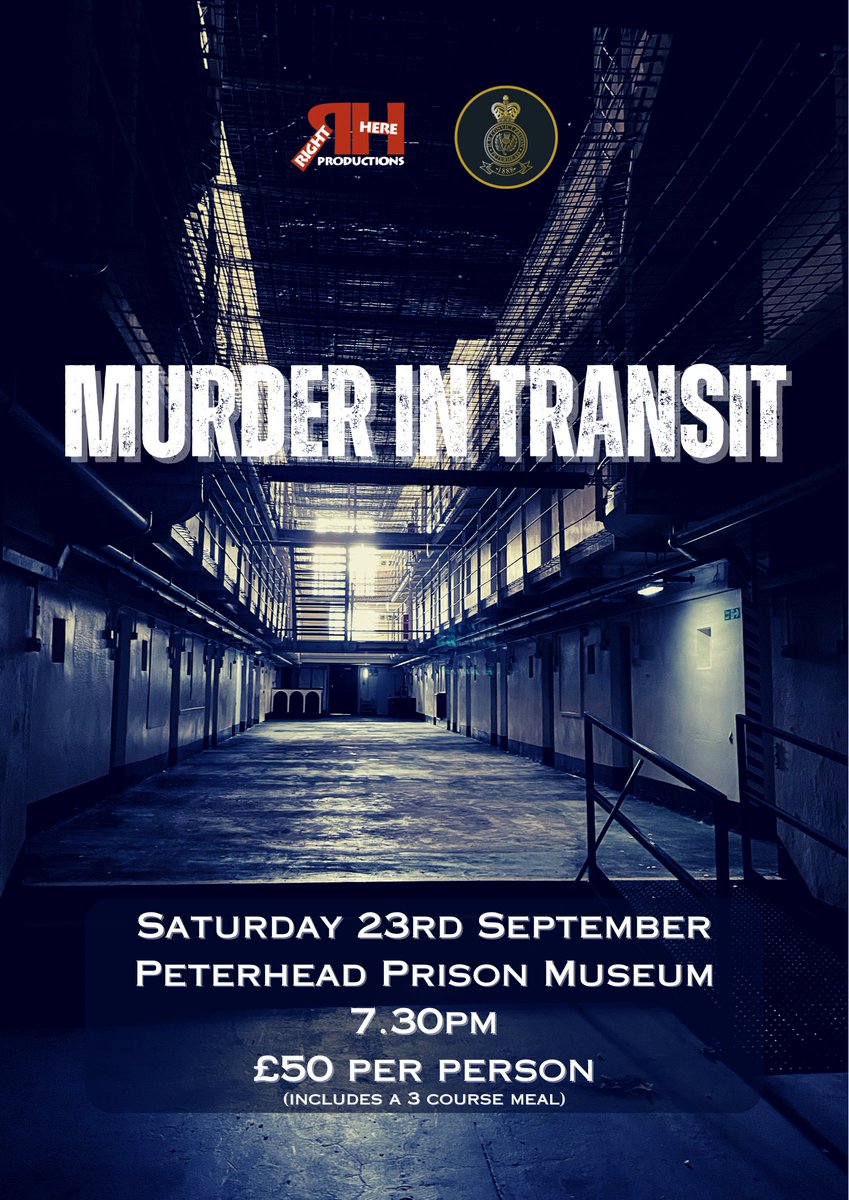 One for your diaries. Includes 3 course meal tickets for this unique experience on sale soon. <a href="/ASVAtweets/">ASVA</a> <a href="/VisitScotNews/">VisitScotland News</a> #sundayvibes #SundayMotivation #CLUES #whodunit