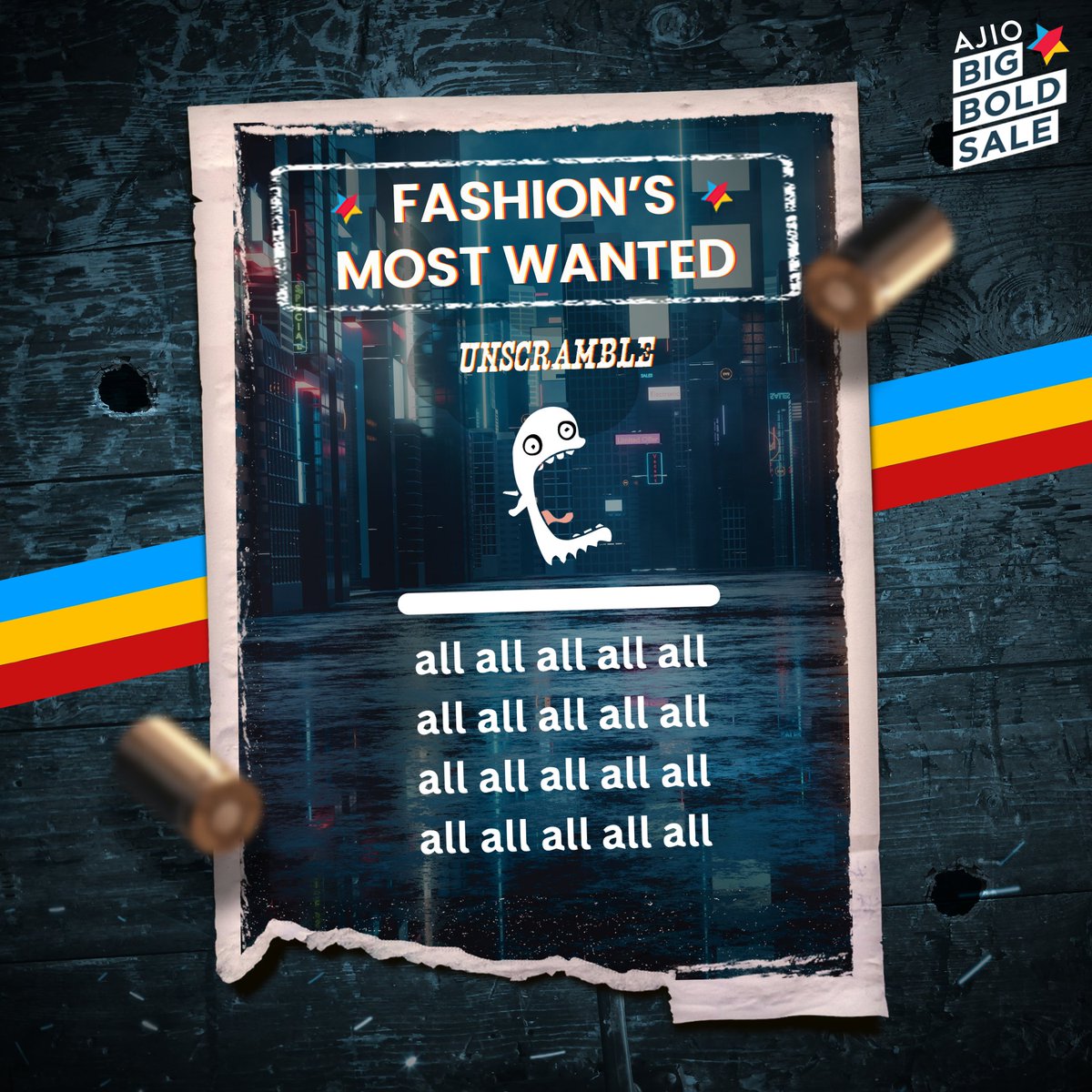 AJIOLife's tweet image. 🚀 Brace yourself for the ultimate challenge! #FashionsMostWanted #AJIOMindbenders are here and we've got puzzles that'll leave you spellbound. Reveal the brand & score a ₹5,000 AJIO gift voucher. 🔥🔐 🔍When life gives you accessories, make it a fashion statement