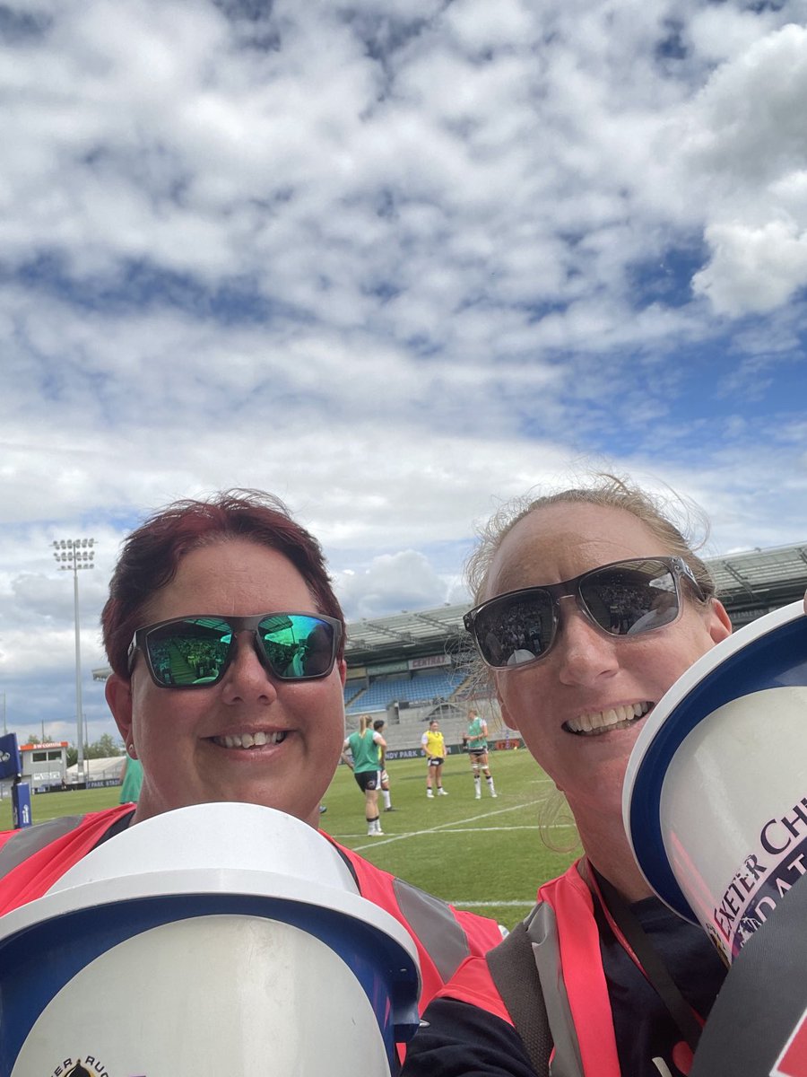 Amazing day collecting #exeterchiefs ❤️ what a game ❤️