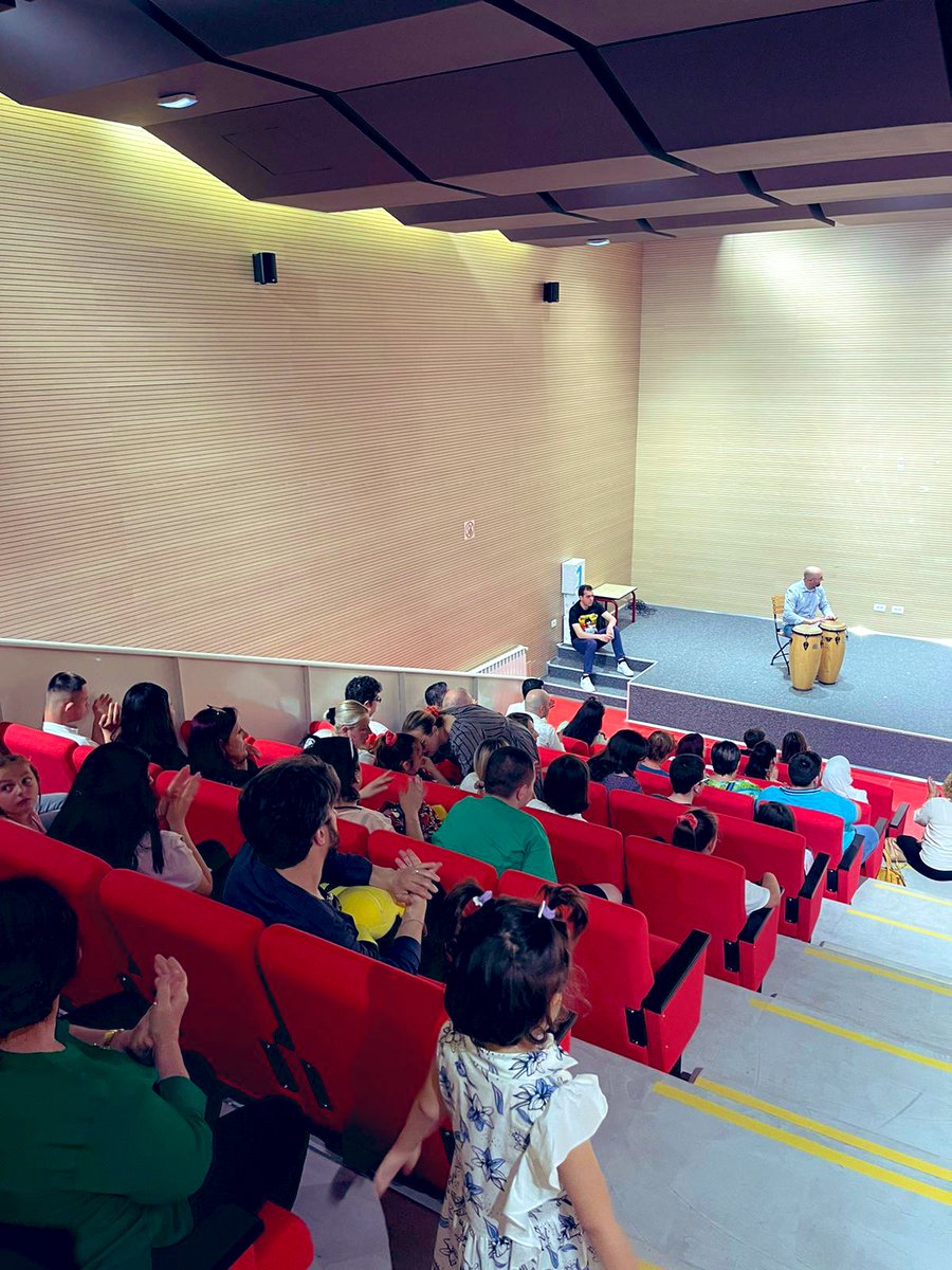 ZizolliMatilda's tweet photo. A magical concert by Austrian artist #ThomasGansch & Band dedicated to children with special needs in the city of #Tirana🧩
Once you choose hope, anything is possible. https://t.co/c6hllEfc0i