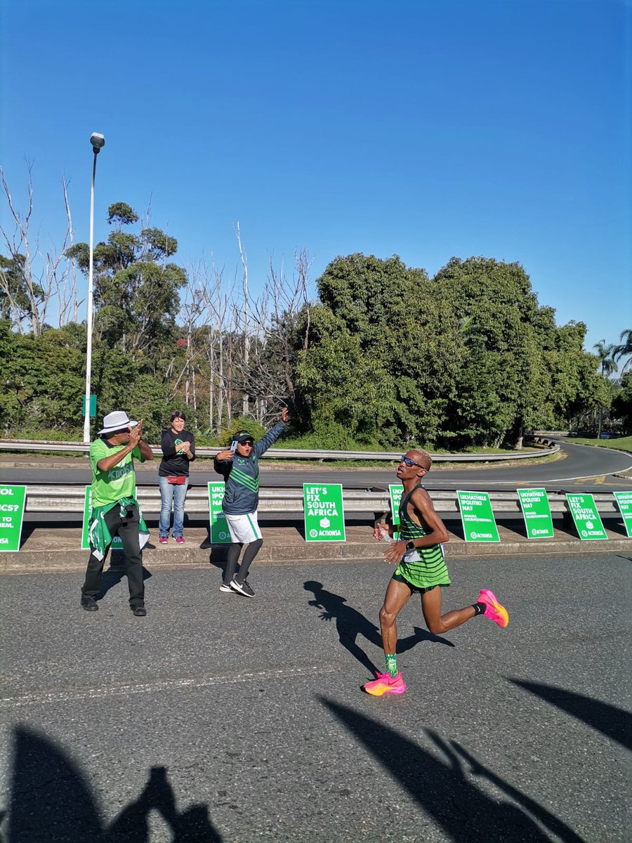 MusaKubheka8's tweet photo. Congratulations to all the runners,what a beautiful day we had. 
💚✊🏽💚✊🏽💚
#ActionsaHomeForAll https://t.co/XOu9JWHX4K