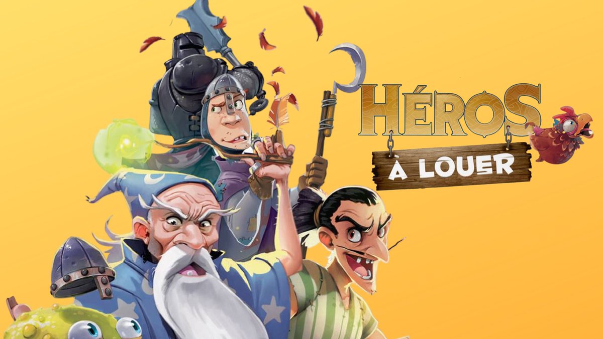 🌻 Dimanche 18 Juin à 15h
🧝 Héros à louer - Jeu de bluff

#herosalouer #kuro #biboun #iello #jeudesociete #jeudebluff #croiseedesjeux #cafeludique #brioude #hauteloire #auvergne