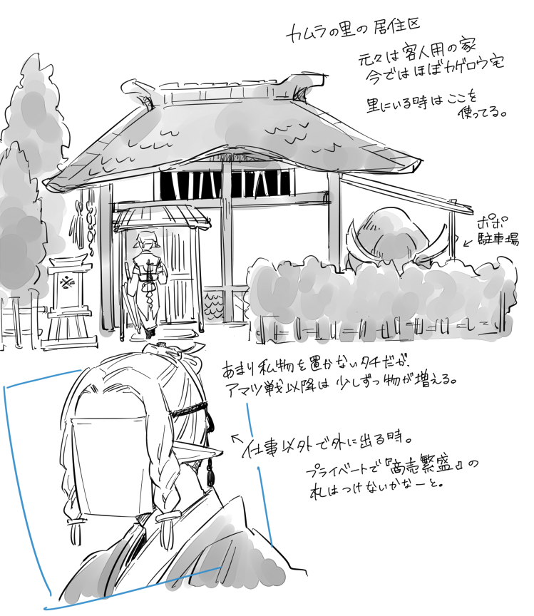 晩酌スタイルの妄想設定追加。
めちゃくちゃがっつりカゲロウさんの顔出しがある。 