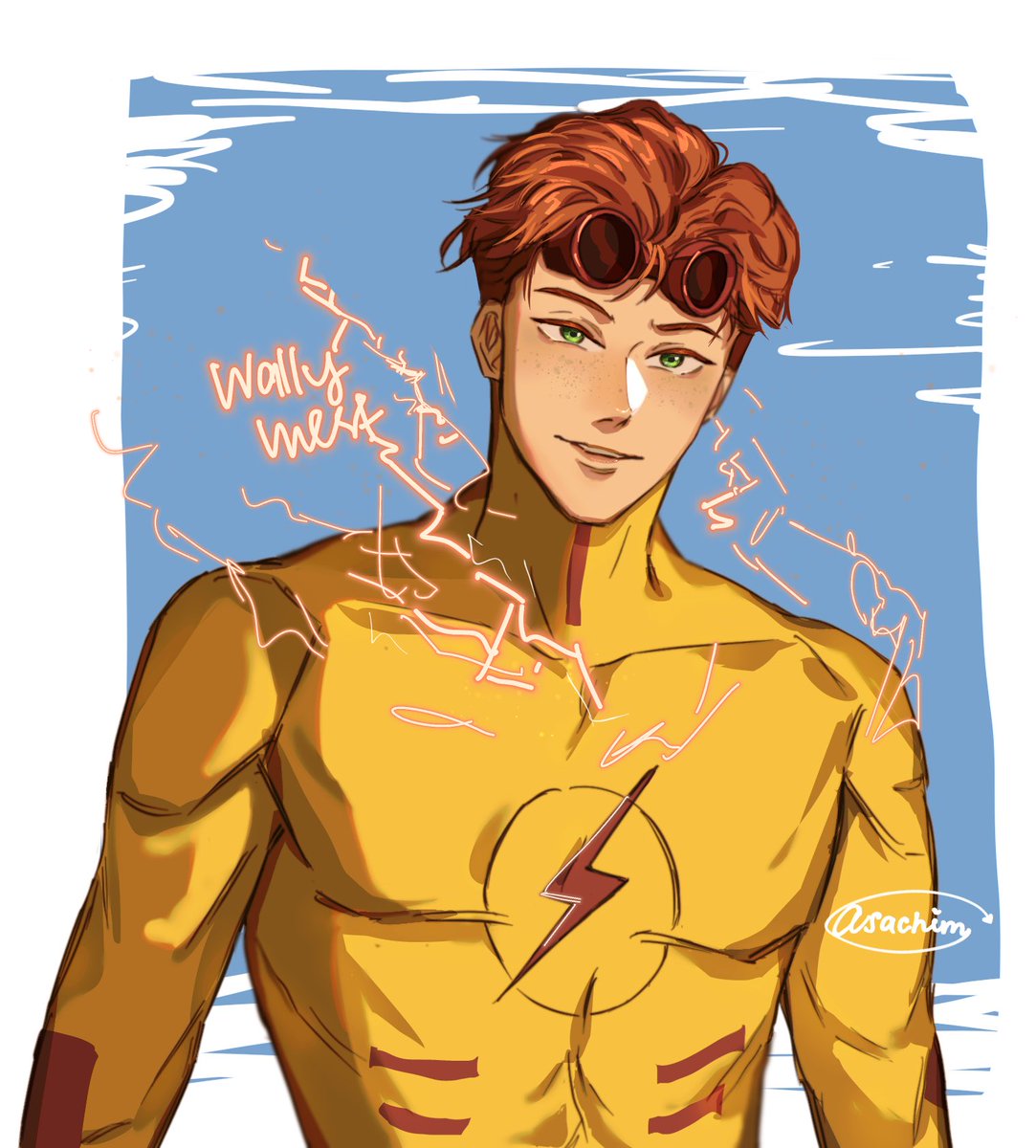 i love him so much u guys #wallywest #dcuniverse #Fanart #youngjustice #kidflash