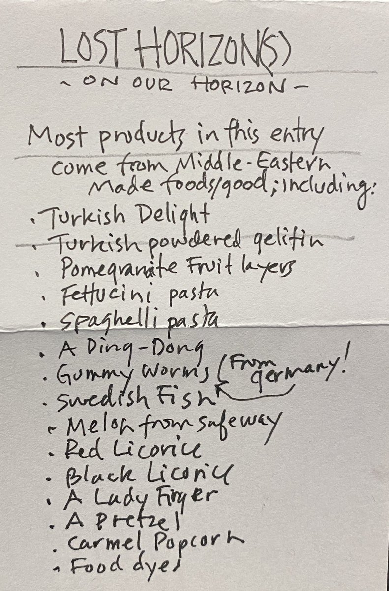 A piece-de-resistance, intriguing deep dive into petrochemicals in food for #ediblearchitecture, artist Jane Willson’s ‘Lost Horizon(s)’, questioning, revealing, unexpectedly appetizing