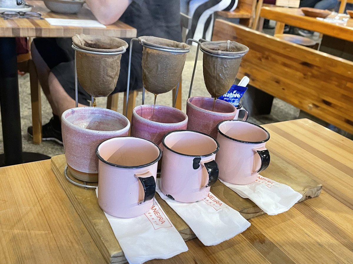 Having great time visiting São Paulo for my talk at Brazilian Congress of Inflammation. Thanks to my host Leandro Colli ⁦<a href="/colli_leandro/">Leandro Colli MD PhD</a>⁩ for great time! At Av. Paulista just before #Pride_Parade today. Having coffee Brazilian style and famous feijoada!!