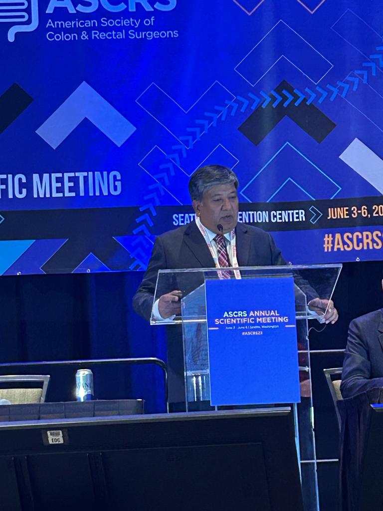 kushalmital's tweet photo. @ASCRS_1 Experience of a Lifetime. Spoke in the International forum of Anatomy on Fistula. A warm welcome given by the hosts. Thank you for the invite. The President Dr Conner Delaney took special care. Will join many more Indian Surgeons to ASCRS and ASCRS U. https://t.co/2kdmfXZywm