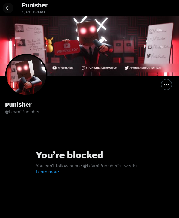 WizVFX's tweet photo. Punisher m'a bloqué 😭😭😭😭😭 https://t.co/lSSfwHPHoB