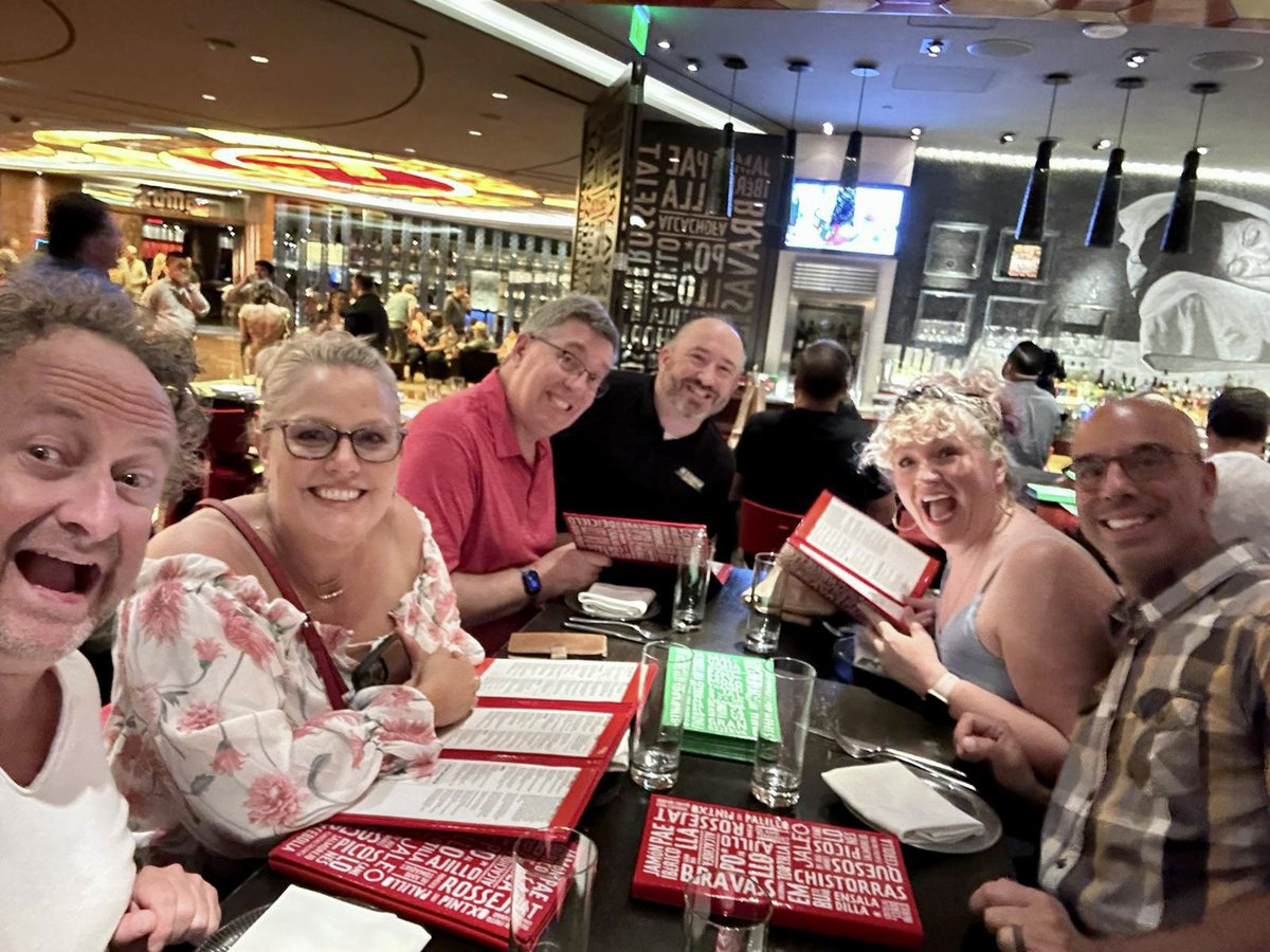 One of the best things about #HR conferences is hanging out with friends and constant, uproarious laughter !! <a href="/JoshERock/">Josh Rock</a> <a href="/jbalive/">John Baldino</a> <a href="/KyraMatkovichHR/">Kyra Matkovich, SHRM-CP</a> <a href="/wattsnextBen/">Ben Watts</a> <a href="/jmillermerrell/">Jess Miller-Merrell</a> #SHRM23 <a href="/SHRM/">SHRM</a>