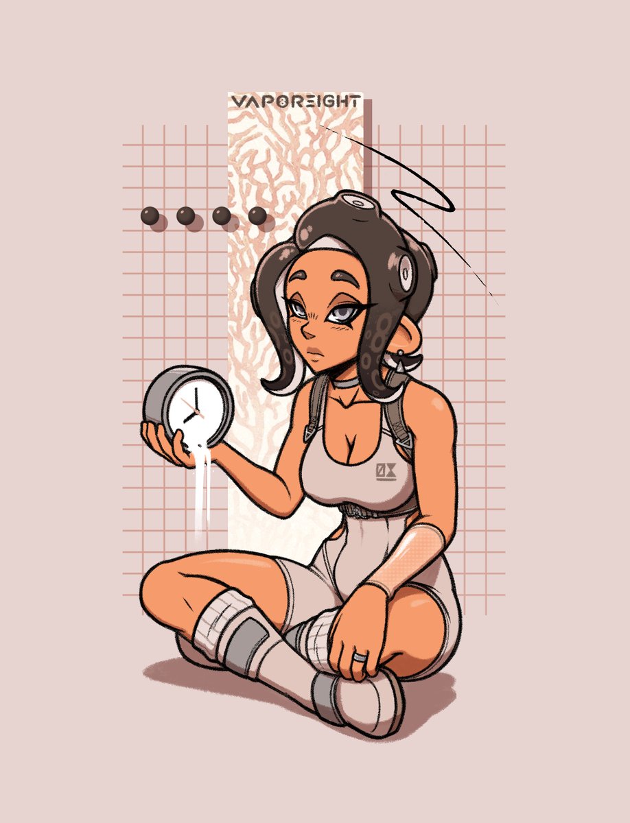 Don't ask, she doesn't know either 🕗🪸
[ #Splatoon3 - #SideOrder ]