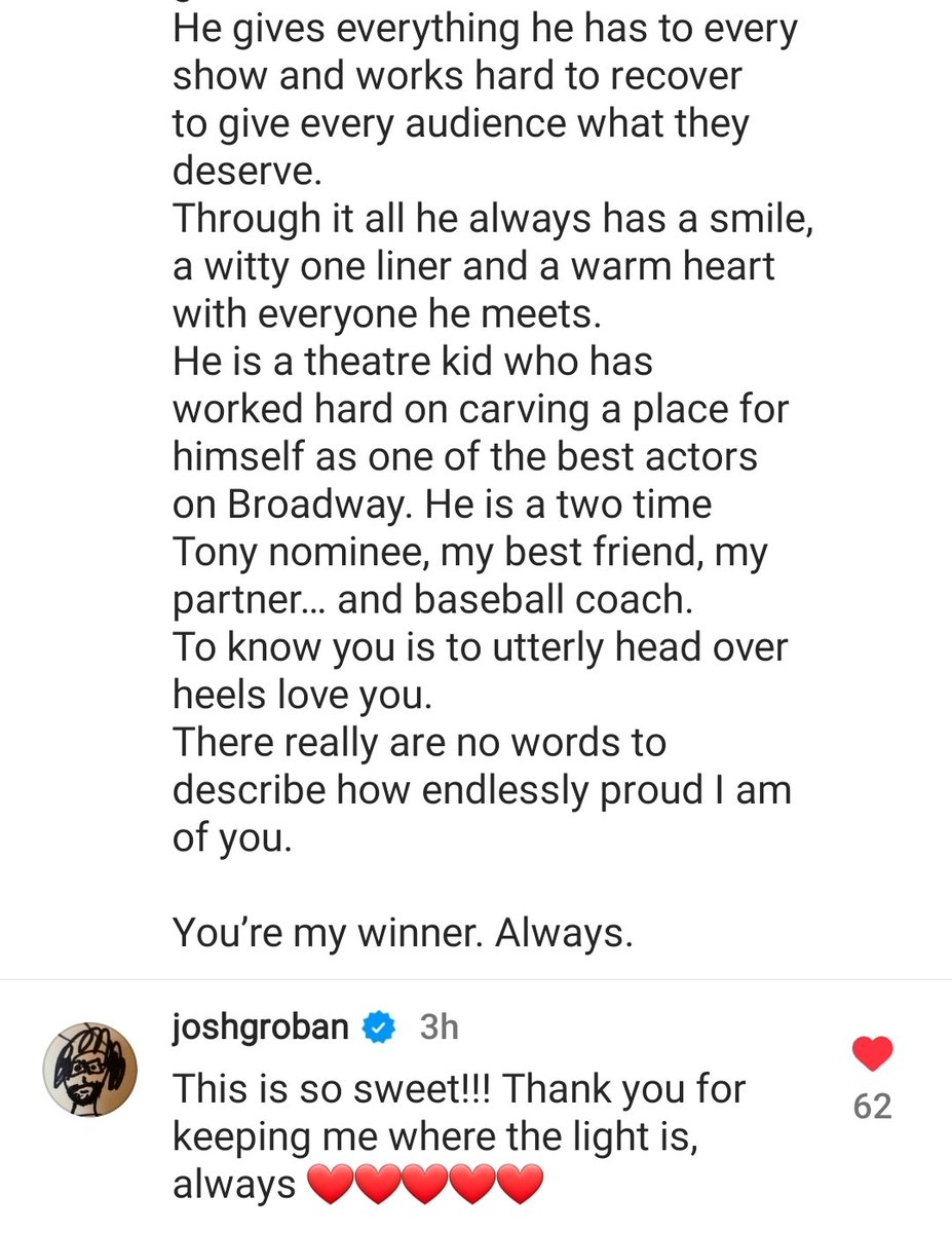 Timpanist's tweet photo. A lovely tribute to @joshgroban from #NatalieMcQueen on #TONYSunday https://t.co/CWYlPcfDmw