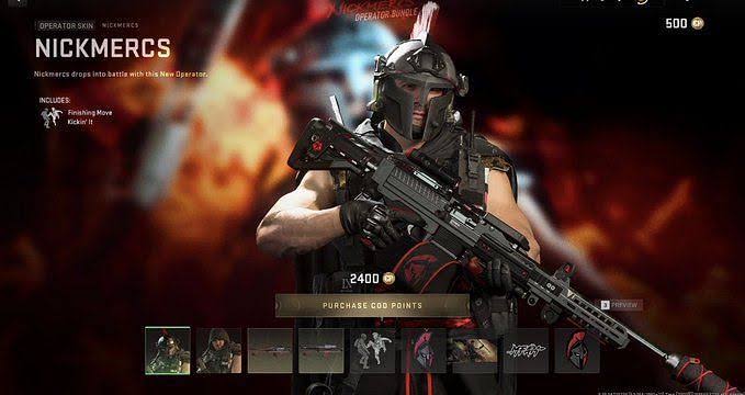 WarzoneCenter's tweet image. How about bringing back NICKMERCS bundle?