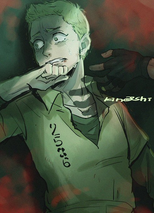 「大丈夫… 大丈夫…  もう追ってこないでくれ…」  こういう表情描くのがべらぼうに好きですみません